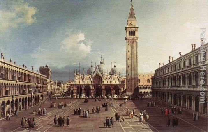 Canaletto Piazza San Marco with the Basilica